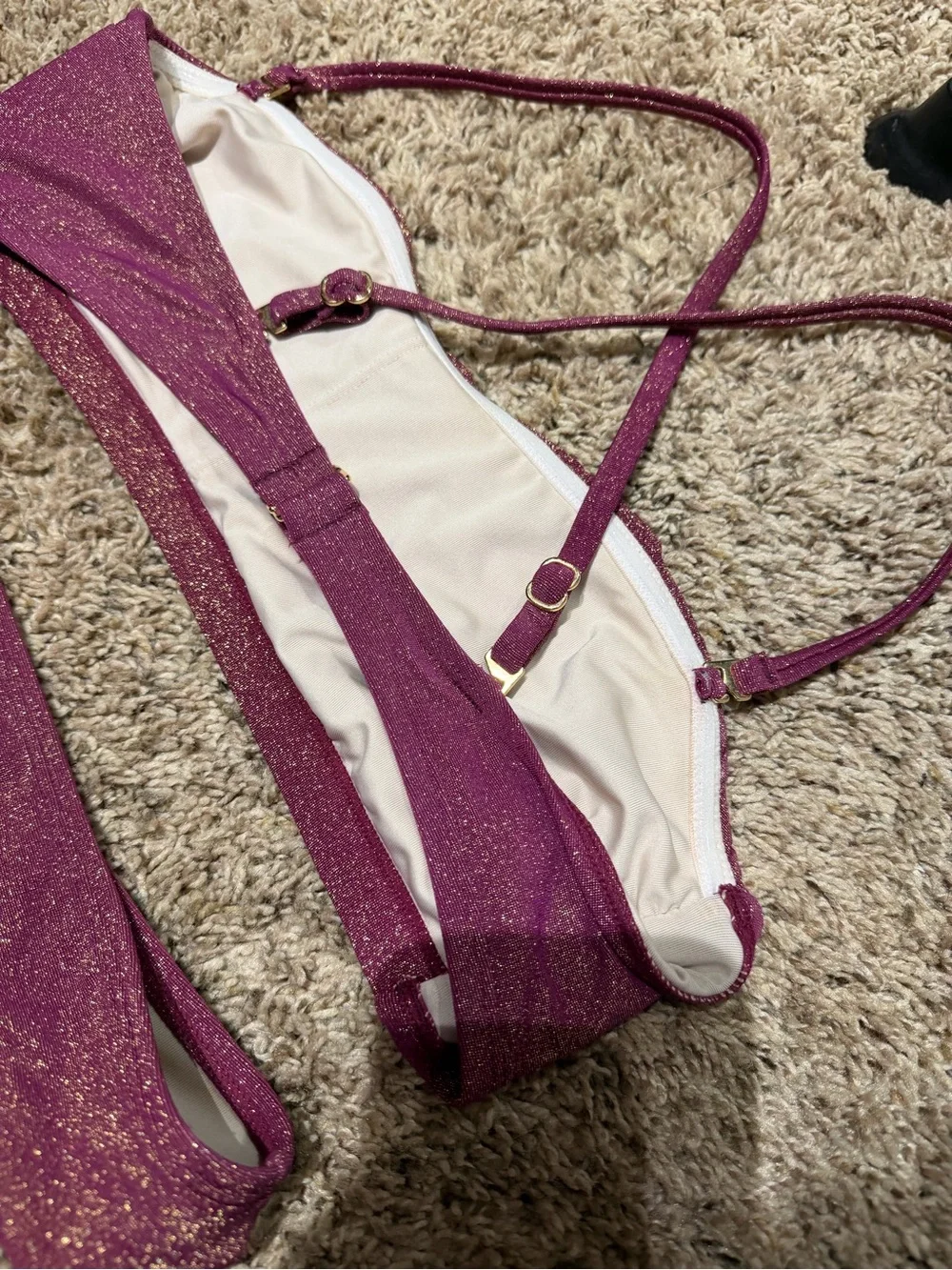 Cupshe shimmering purple